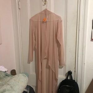 ✨✨pink shimmer sheer cardigan!✨✨